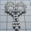 Crystal/Silver Rhinestone Piece